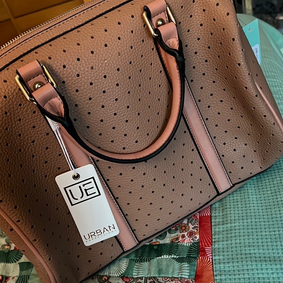 Urban Expressions Cassia Perforated Bowler Satchel - Picture 2 of 12